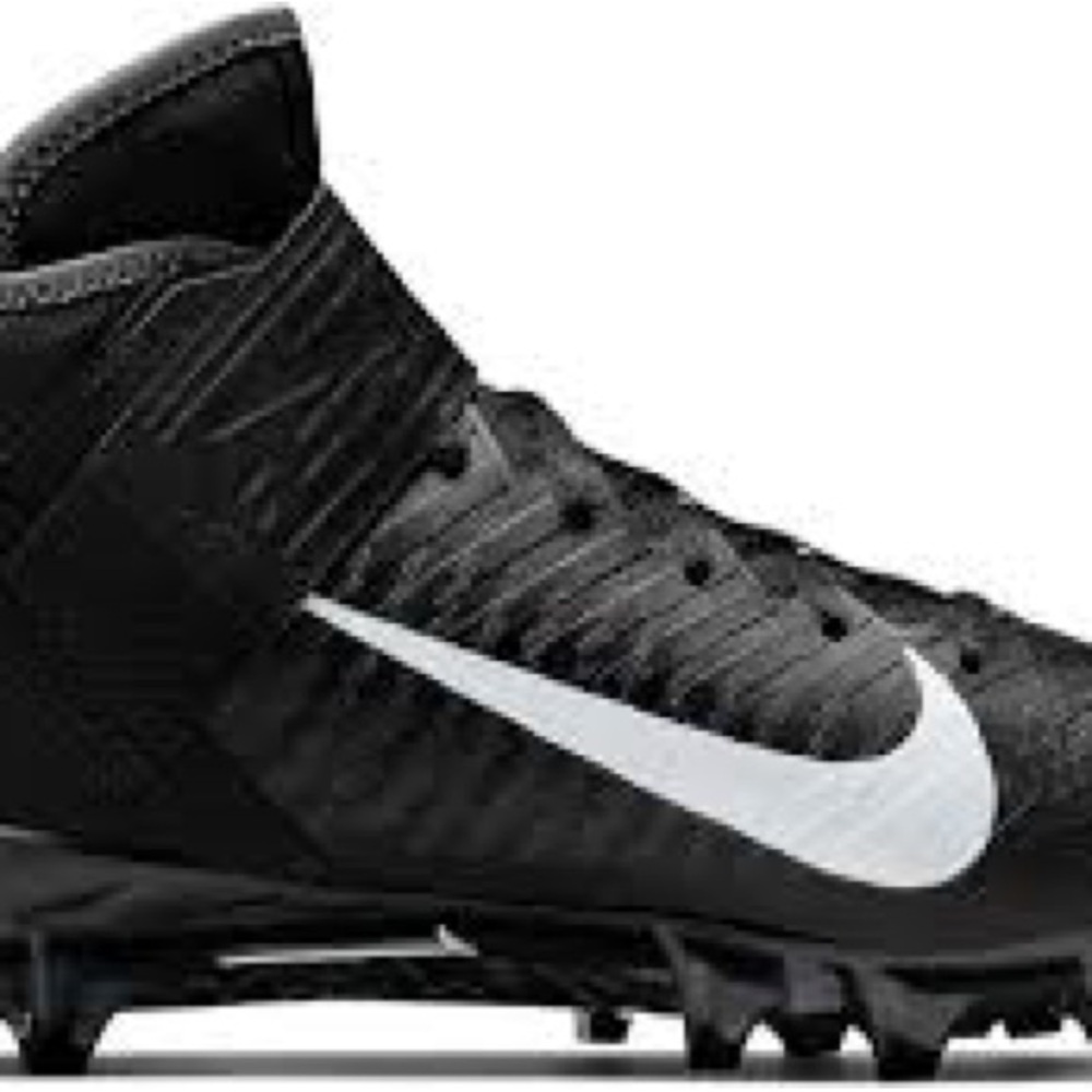 Nike Black and White Athletic Cleats